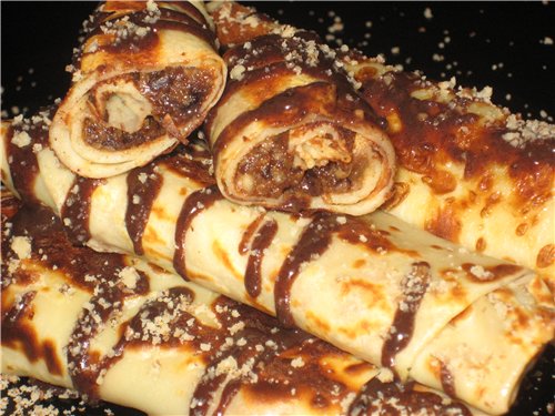 блины с начинкой